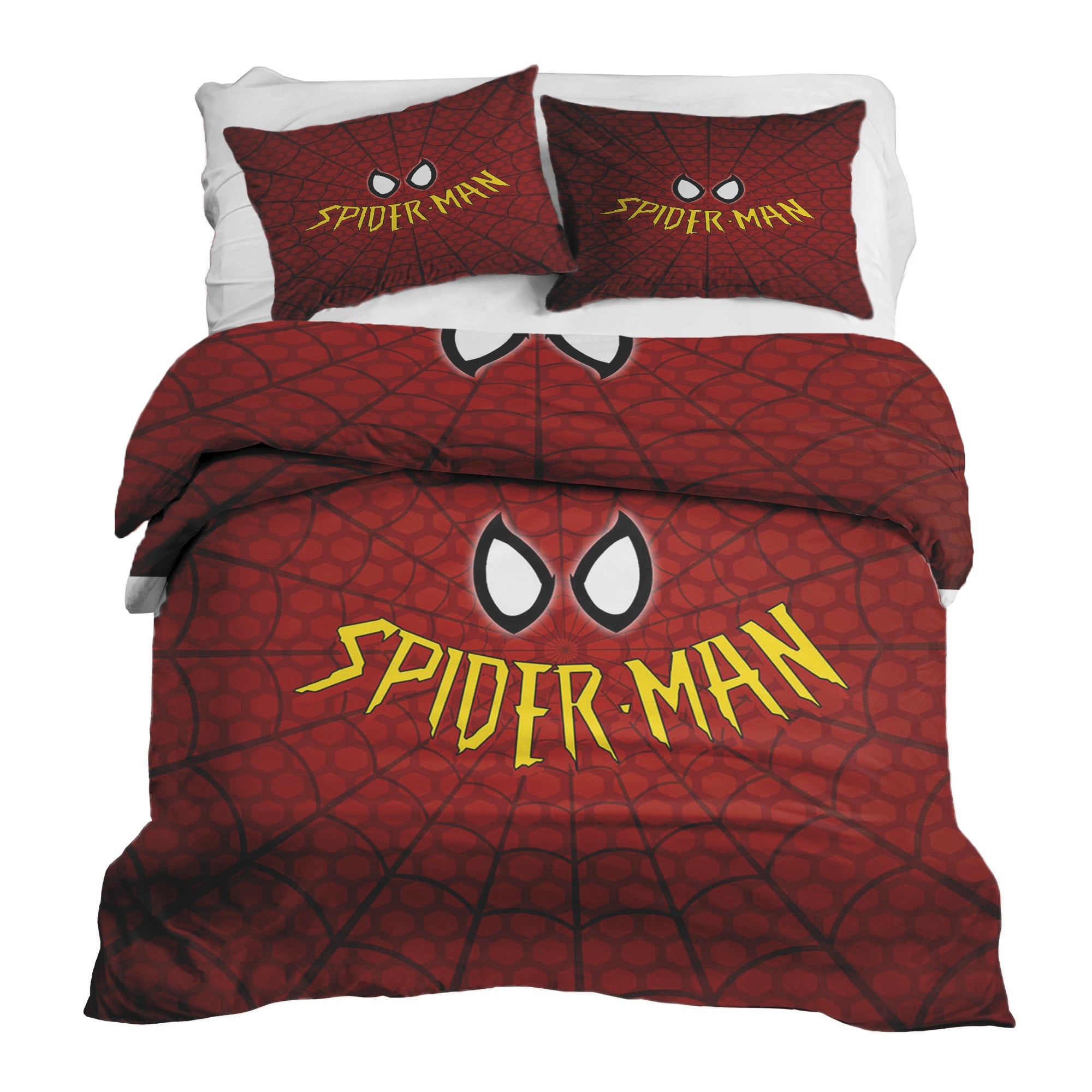 Couverture Thérapeutique Originale TD - Ensemble de Literie en Coton Rouge Spiderman