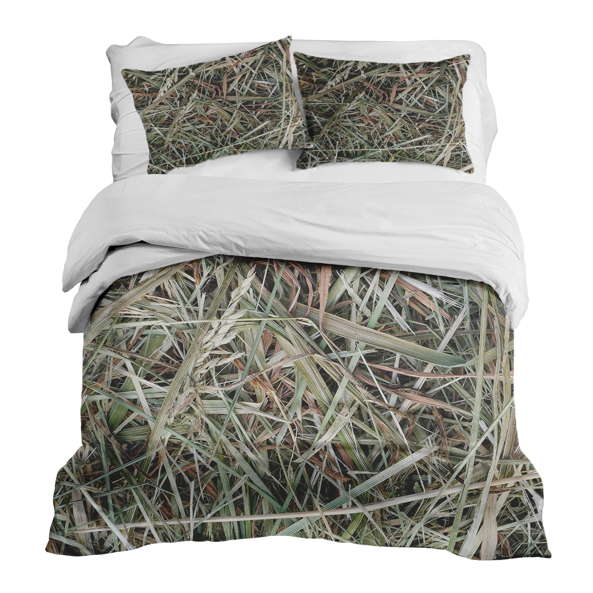 Couette thérapeutique Ensemble de literie blanc avec paille