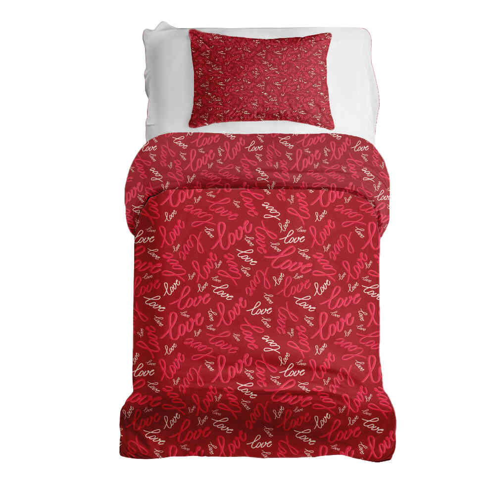 Original Therapiedecke - Ensemble de literie en coton Love Love Love