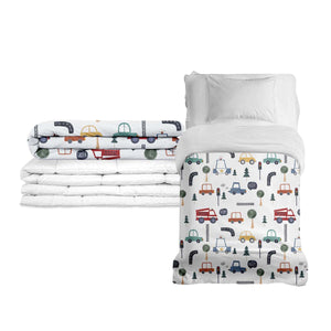 Couverture thérapeutique originale - Couverture lestée pour voiture avec housse en coton pour enfants