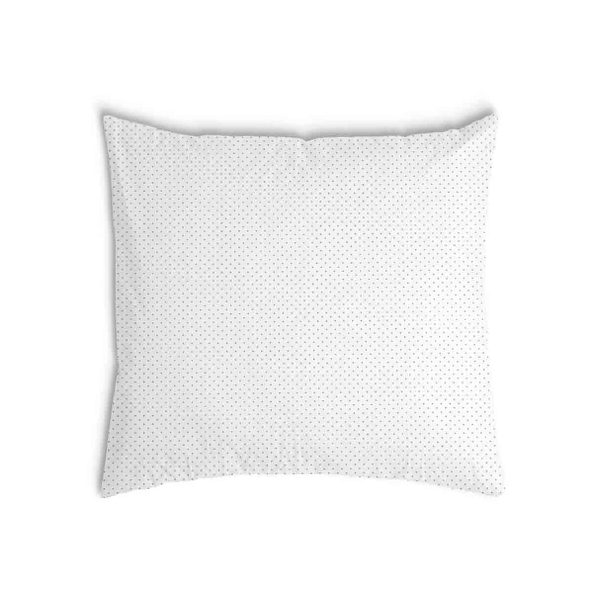 Coussin de santé blanc avec des petits pois gris