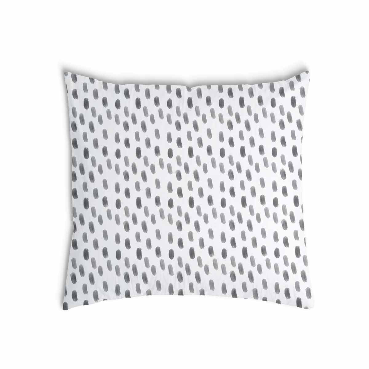 Coussin de santé blanc avec des taches grises