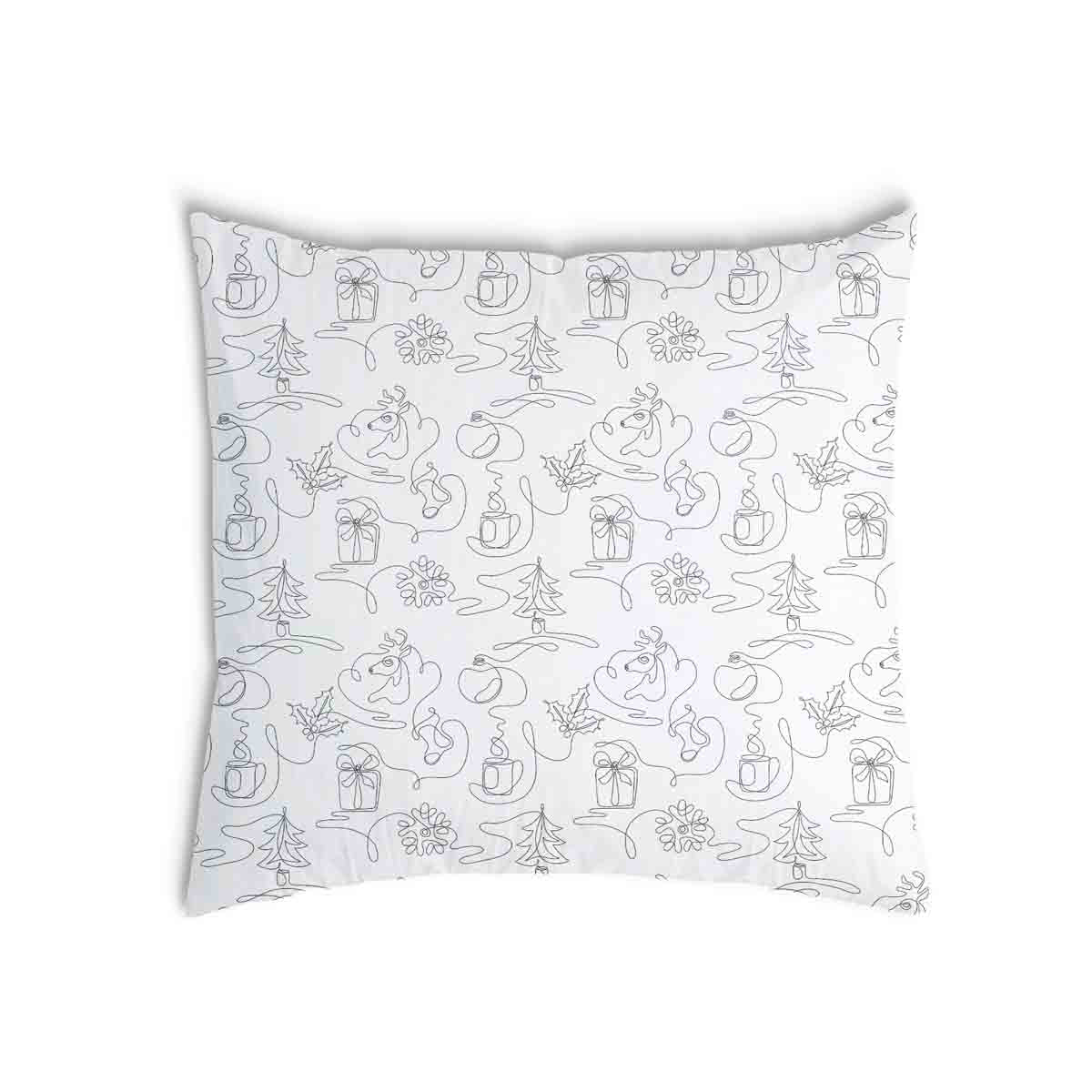 Coussin de santé Noël abstrait