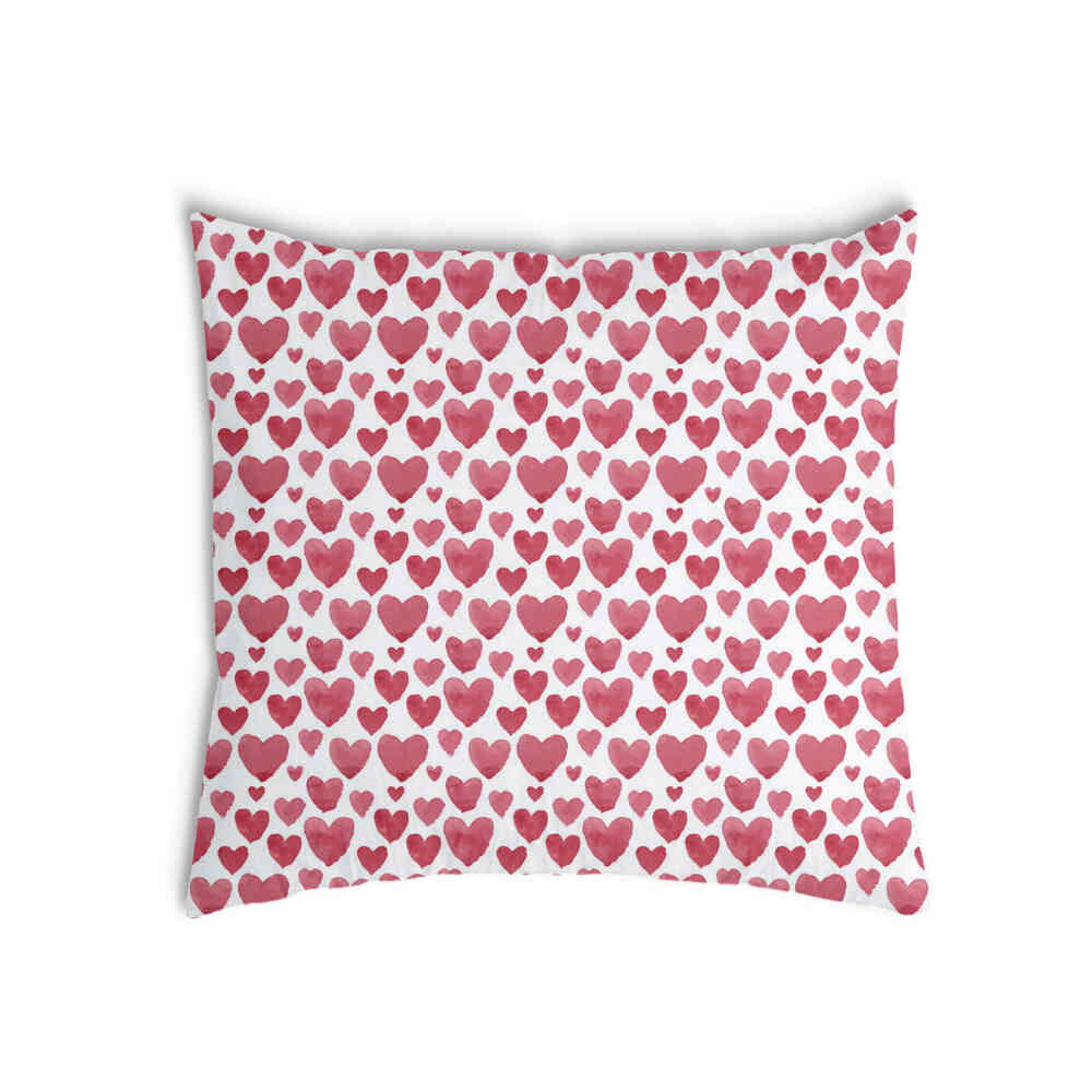 Coussin de santé Cœurs rouges