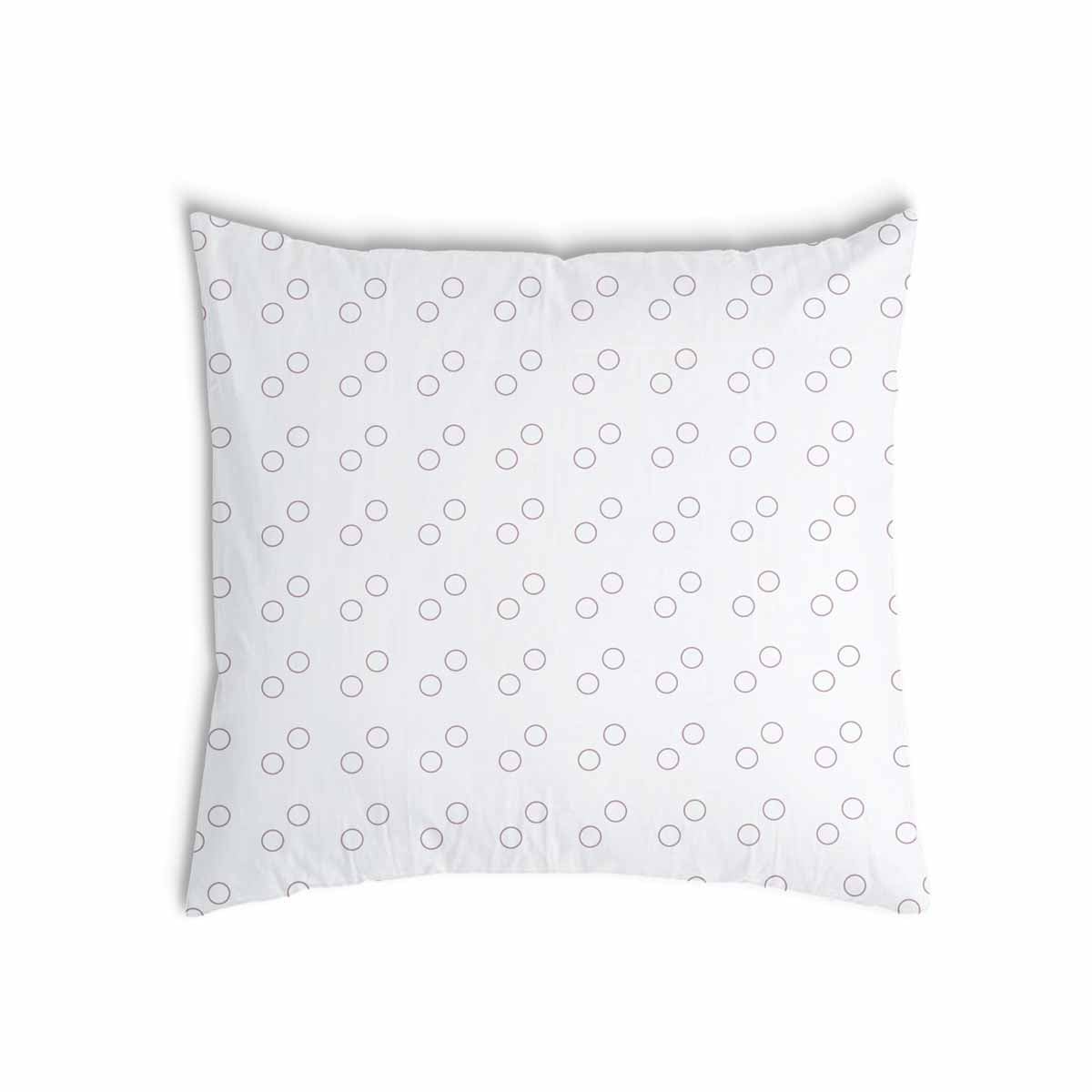 Coussin de santé blanc avec cercles