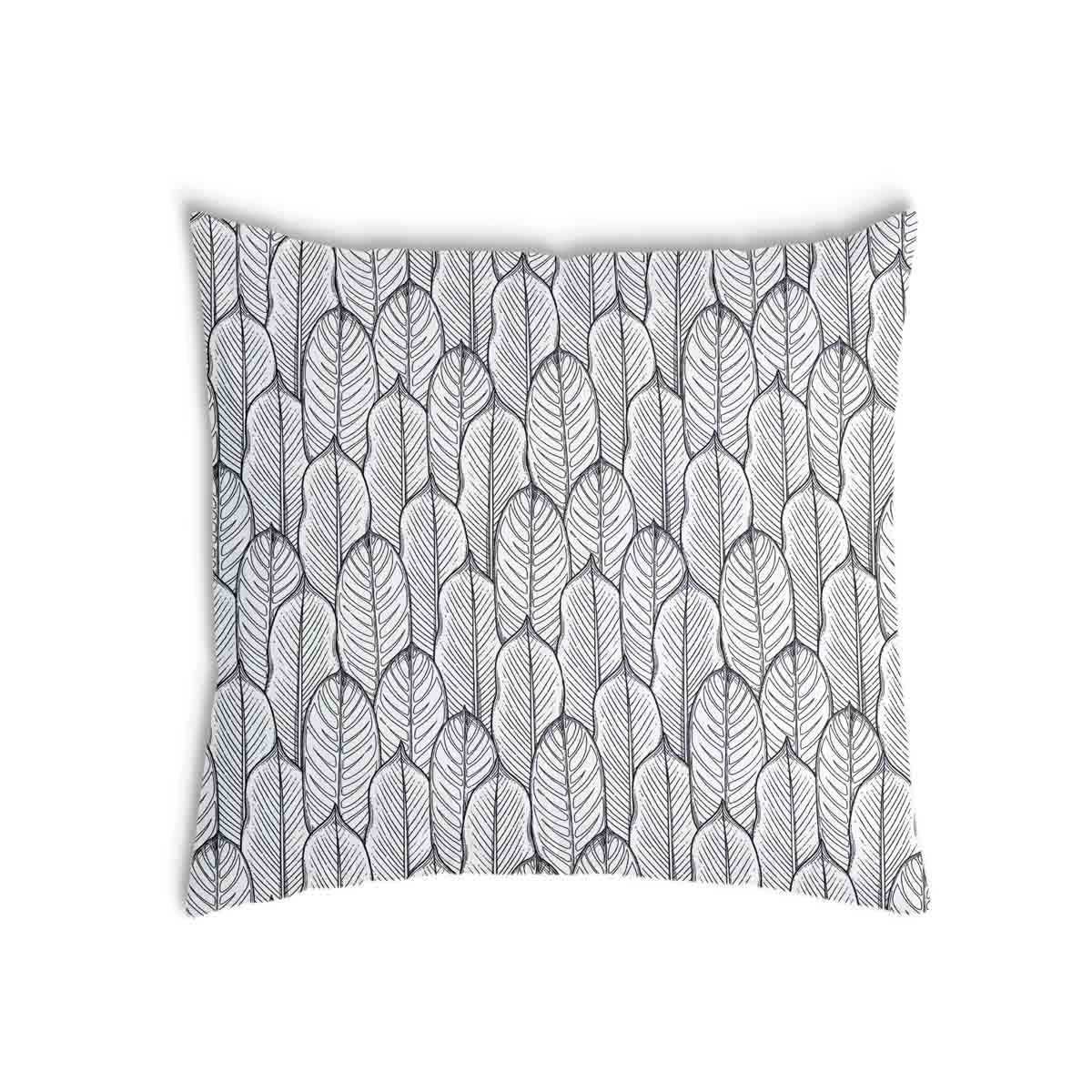 Coussin de santé gris avec feuilles d'érable