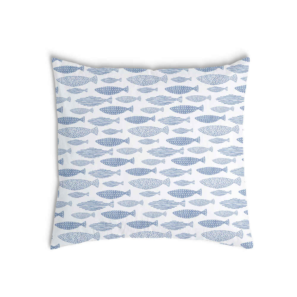 Coussin de santé poissons bleus