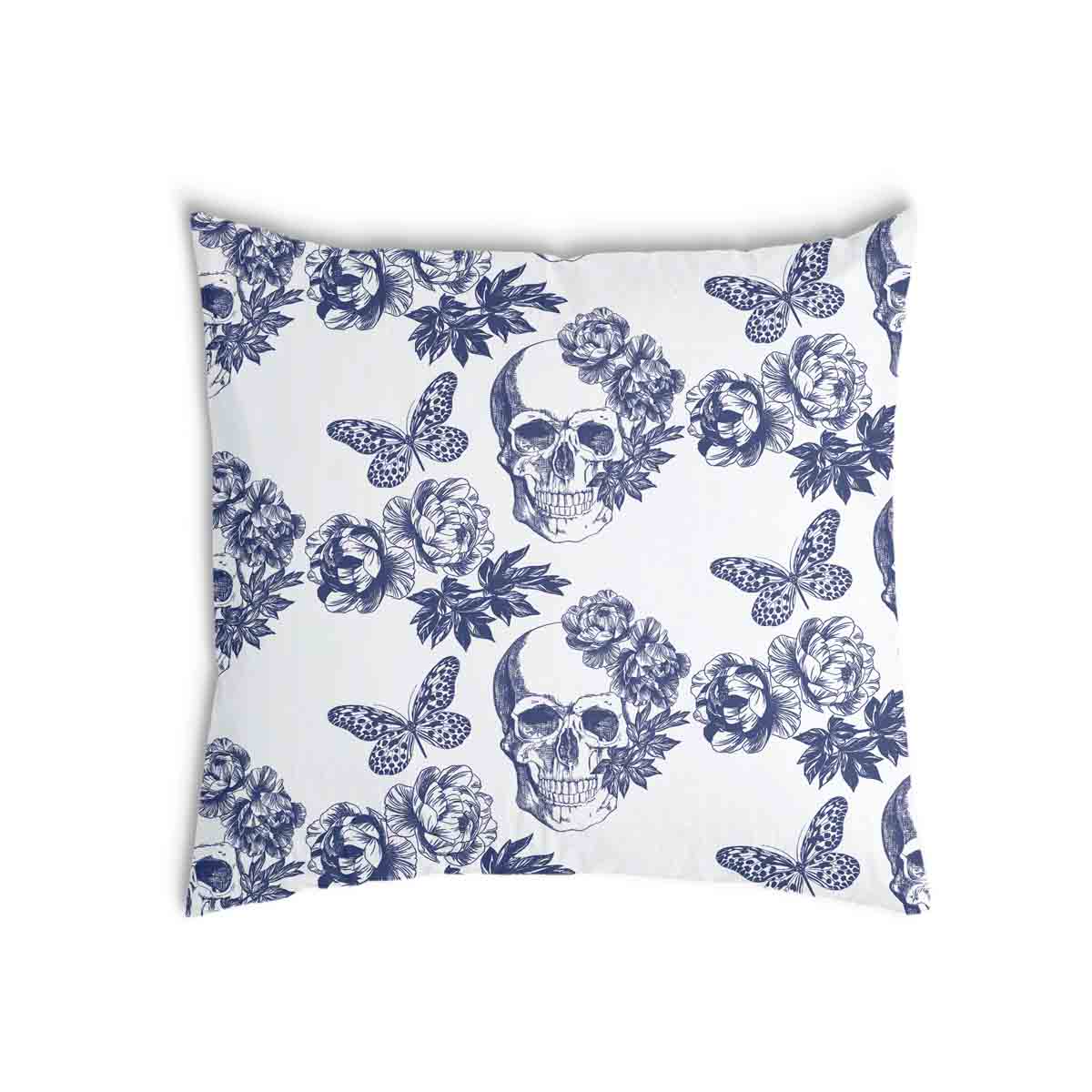 Coussin de santé Fleurs Crâne