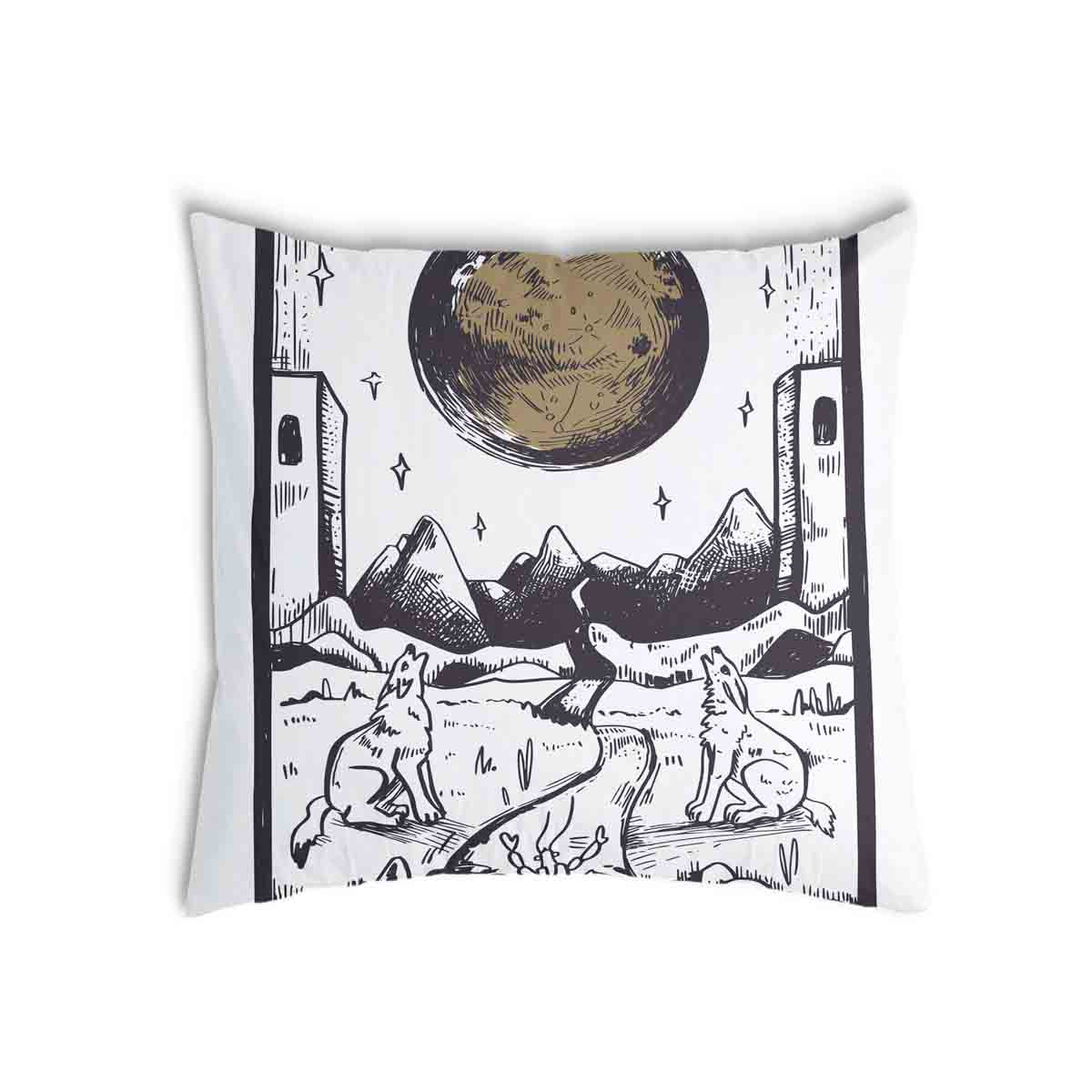Coussin de santé Loup et Lune