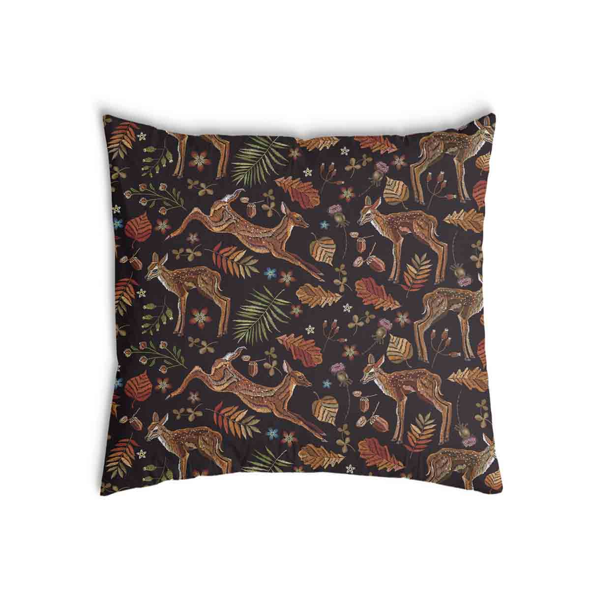 Coussin de santé brun avec chevreuil