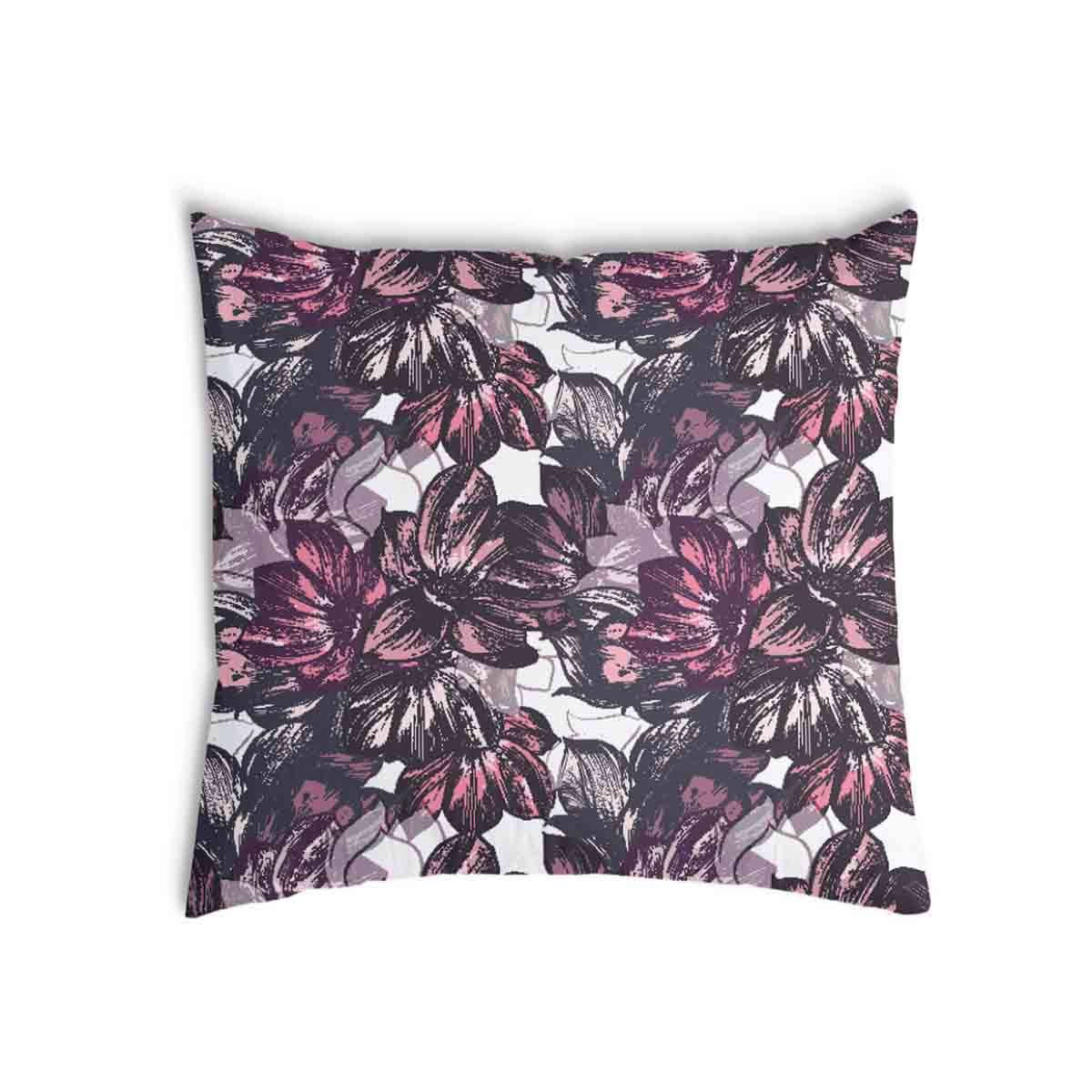 Coussin de santé avec mer de fleurs violettes