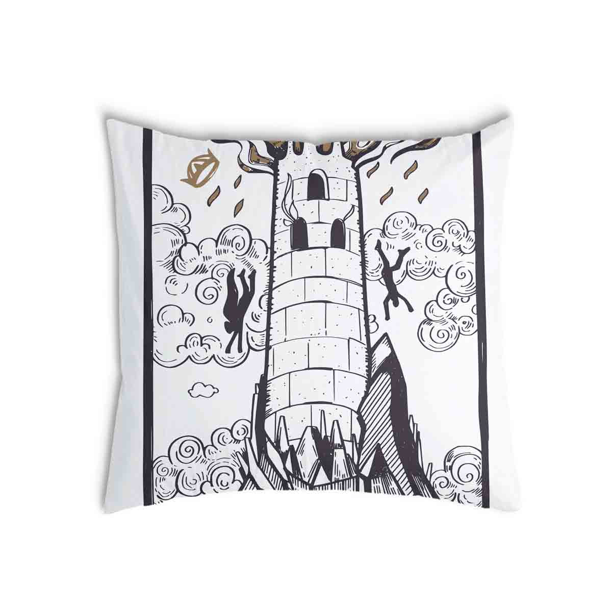 Coussin de santé blanc avec tour