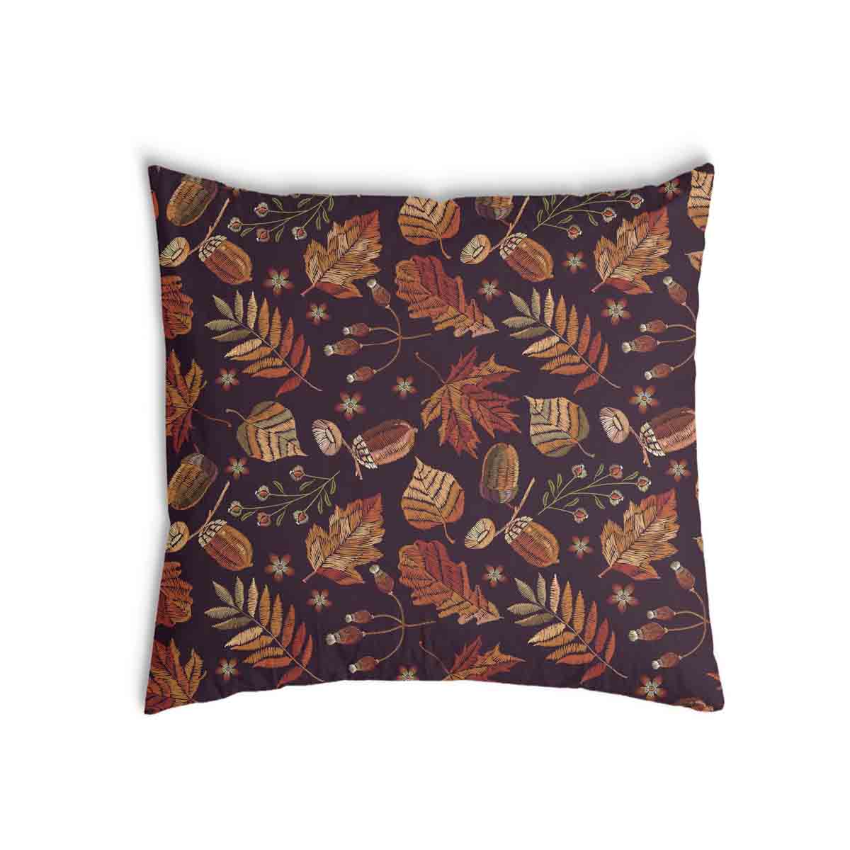 Coussin de santé feuilles d'automne brunes