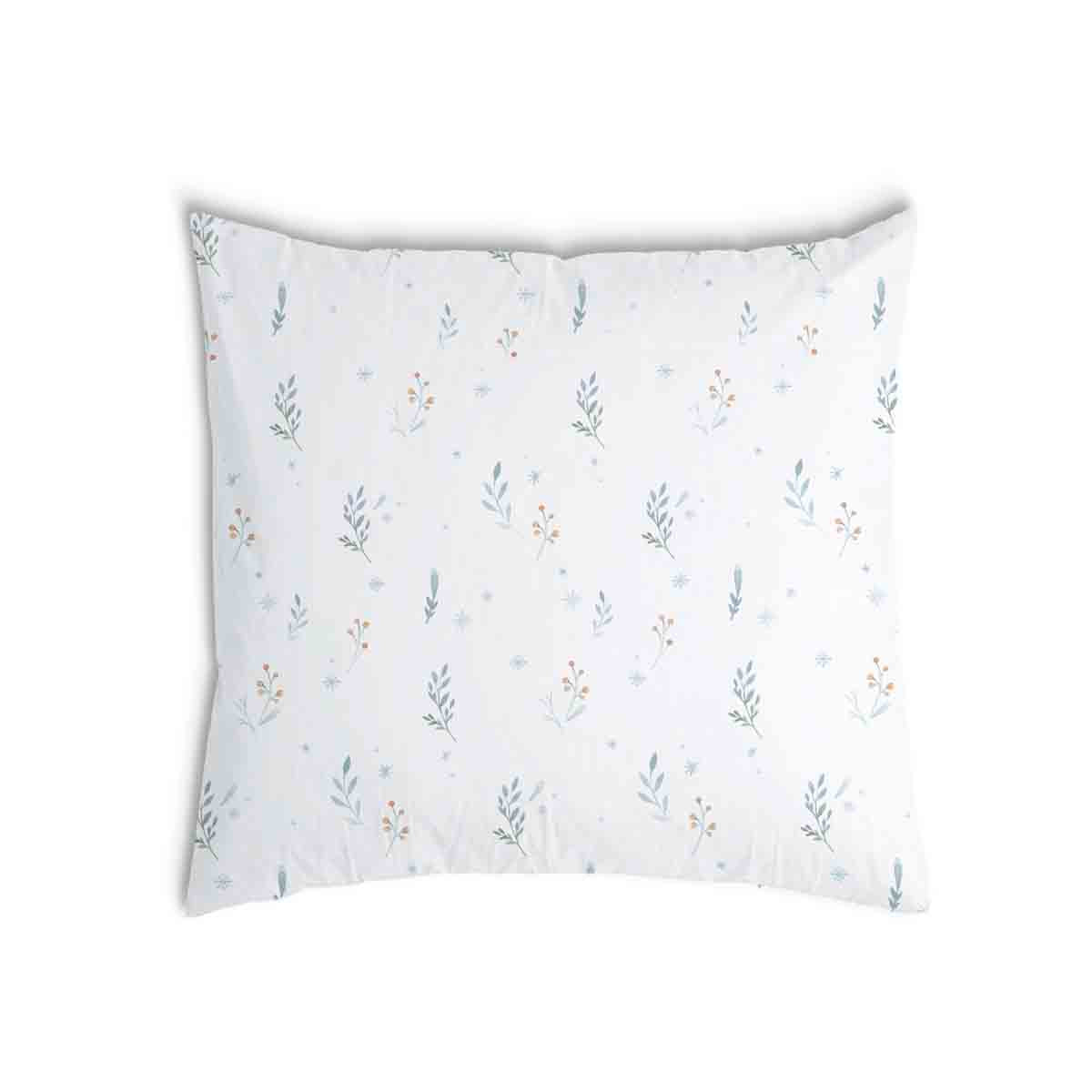Coussin de santé blanc avec fleurs de printemps