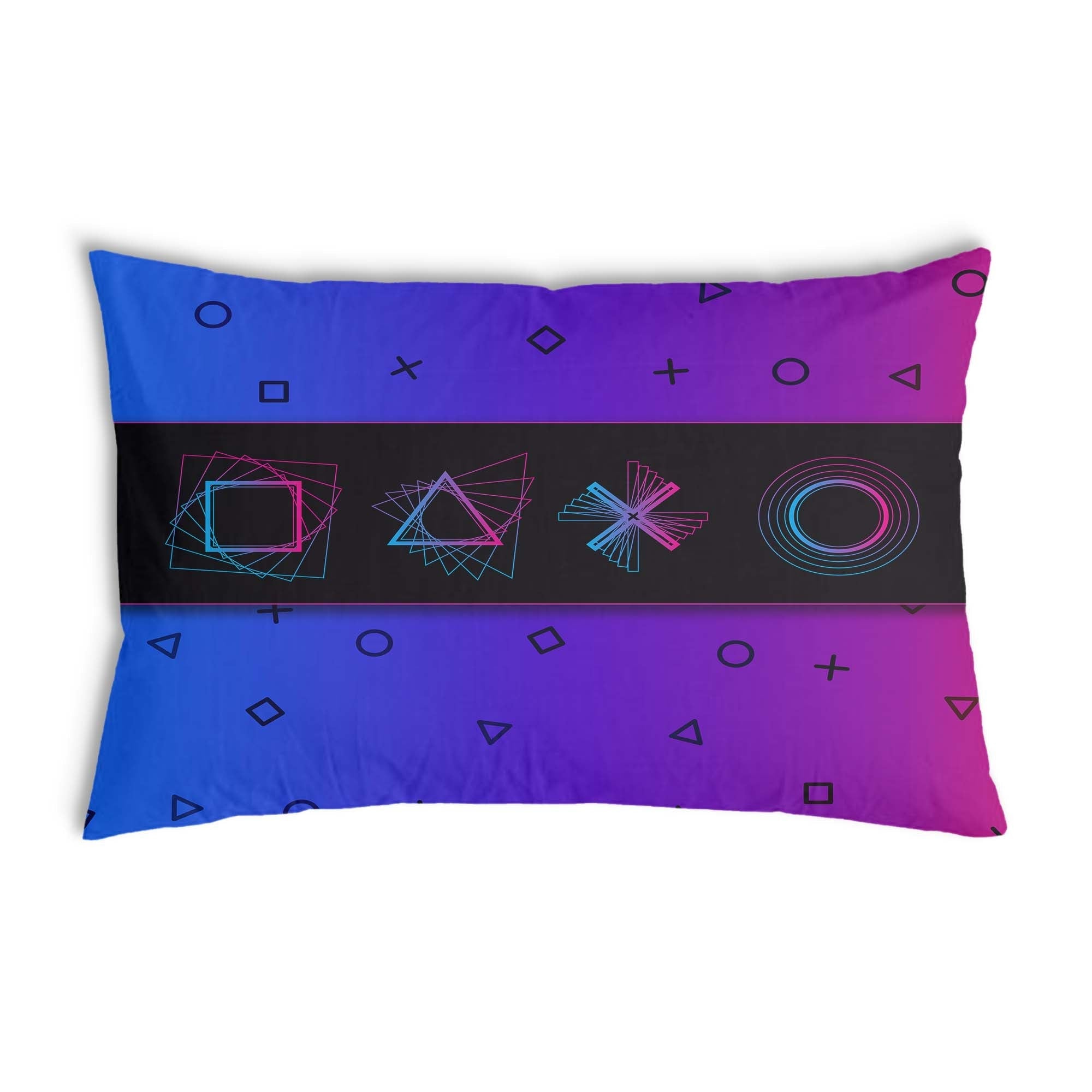 Coussin de santé violet avec formes