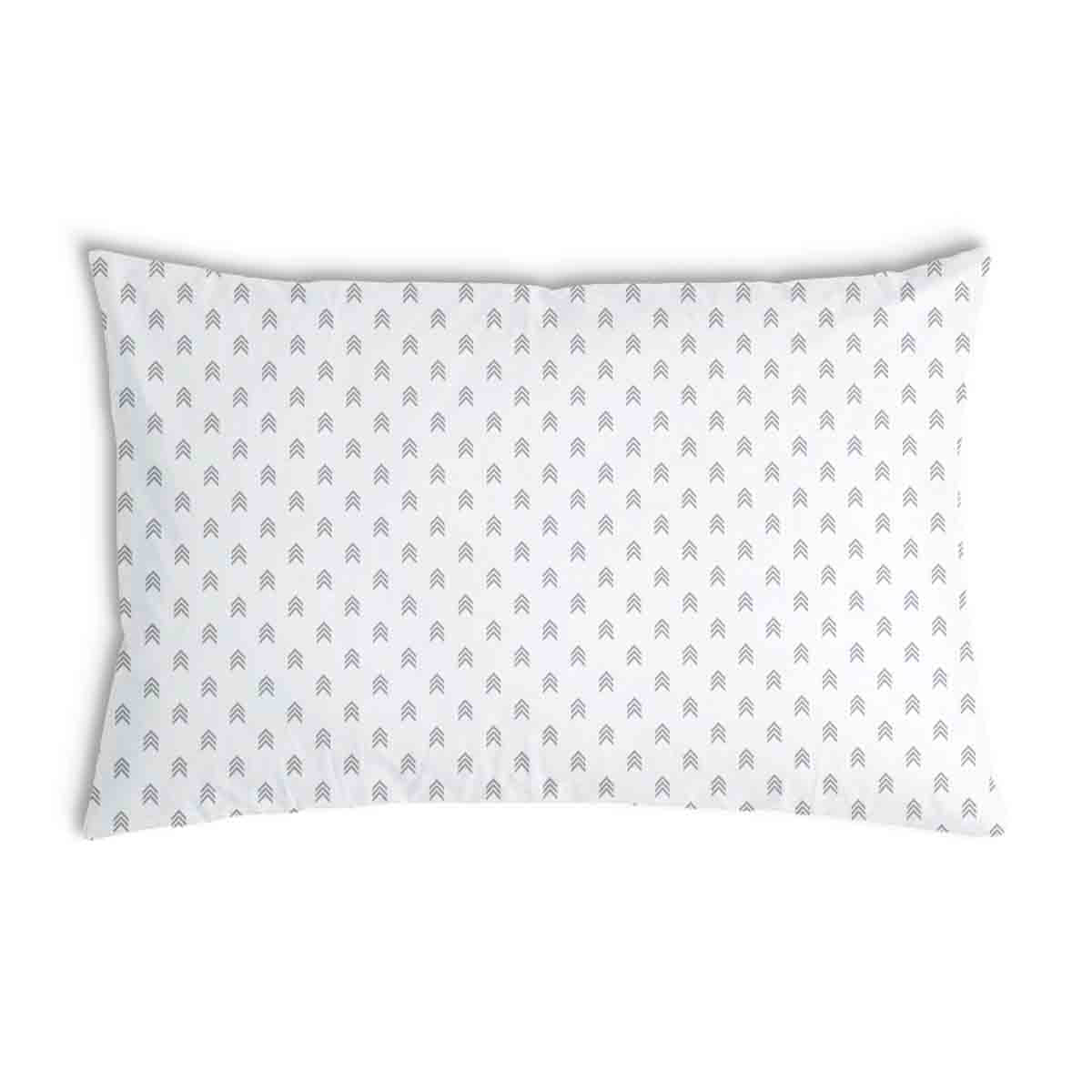 Coussin de santé blanc avec flèches