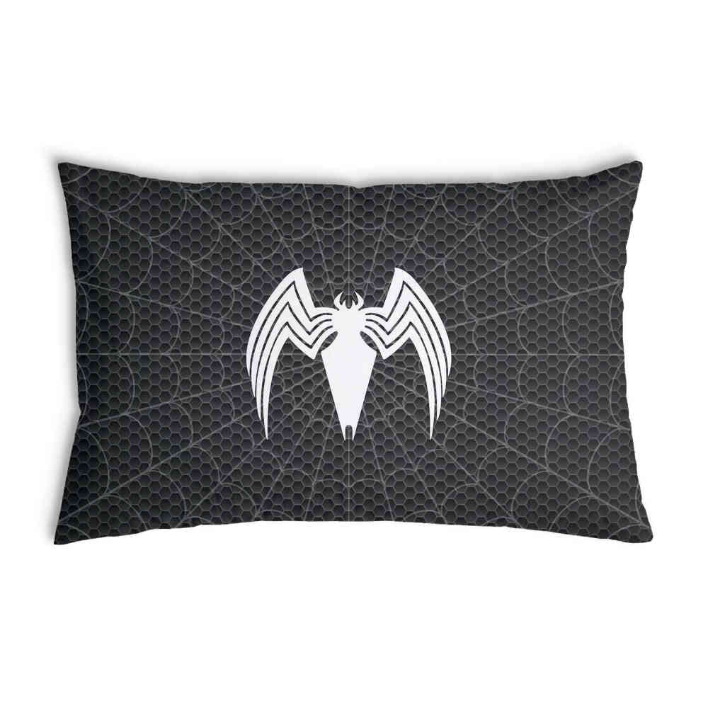 Coussin de santé noir avec araignée