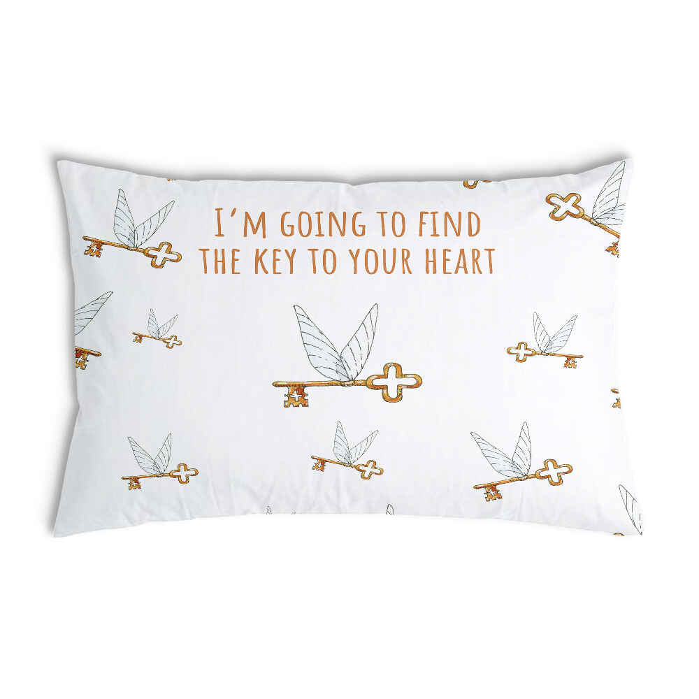 Coussin de santé blanc avec clé volante