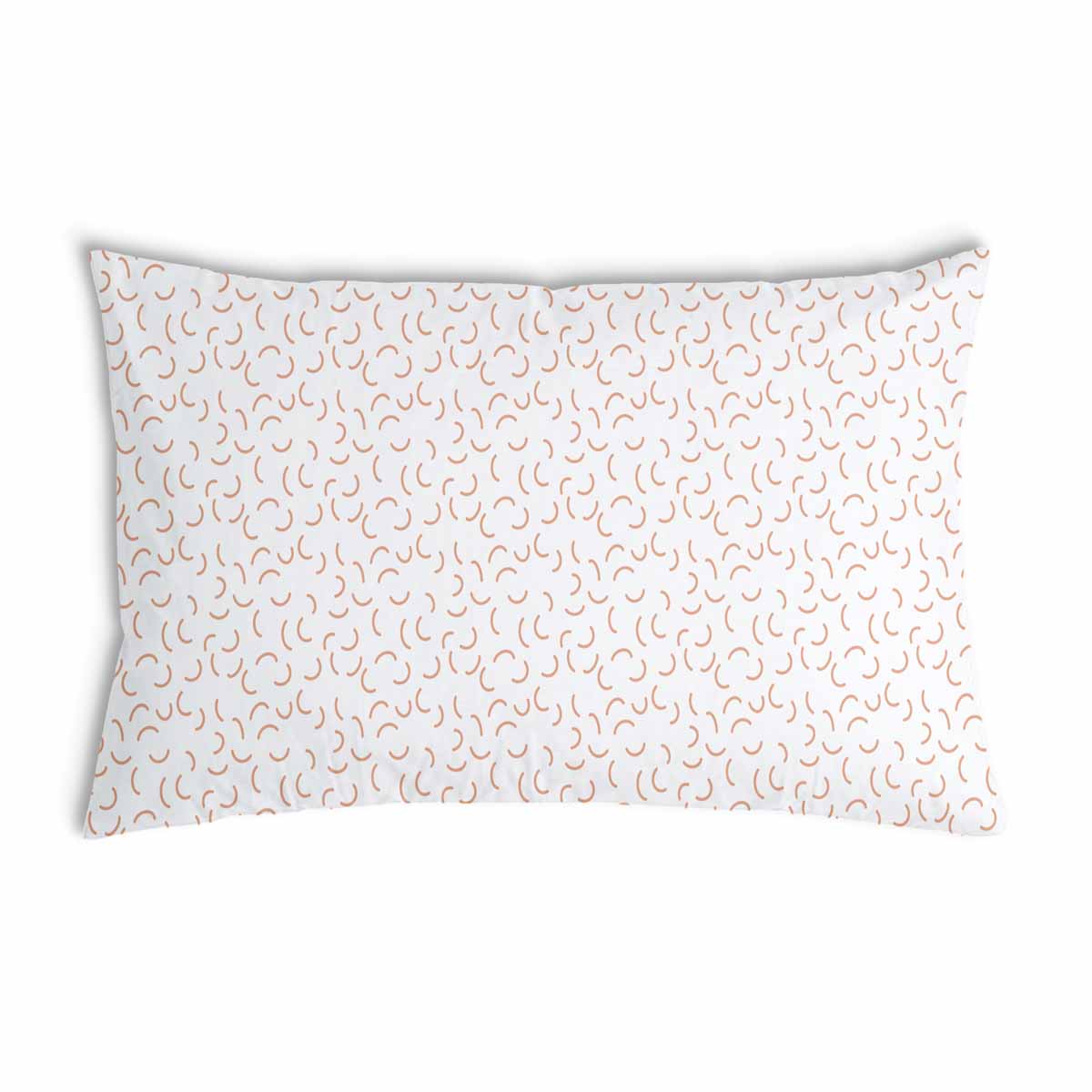 Coussin de santé blanc avec demi-cercles