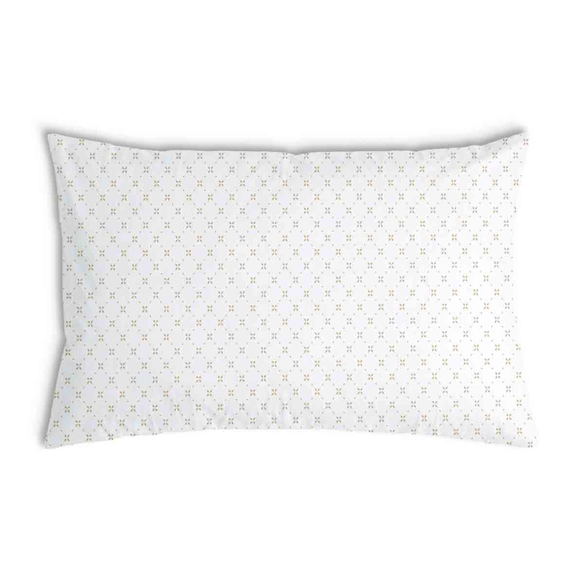 Coussin de santé blanc motif floral