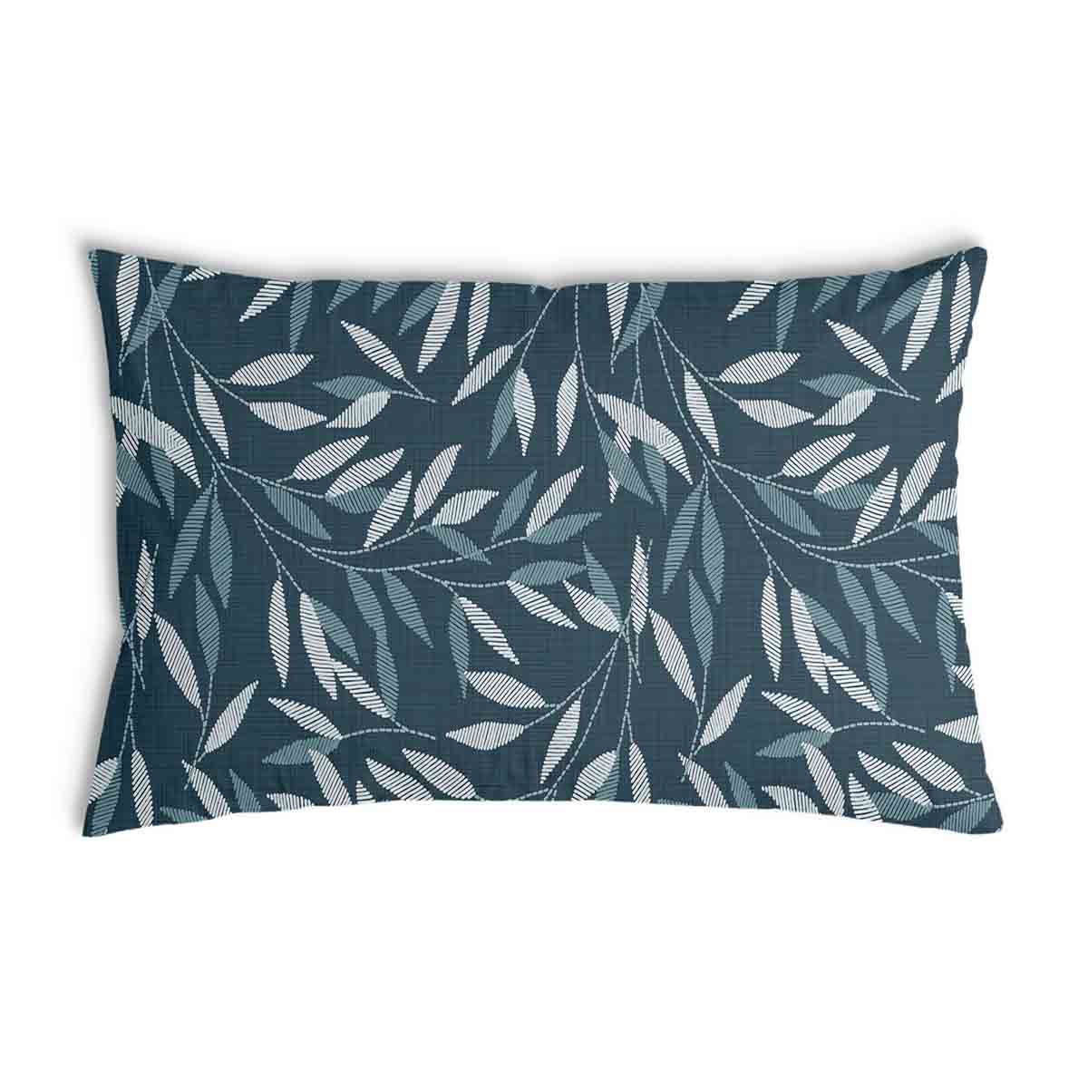 Coussin de santé avec des branches bleues