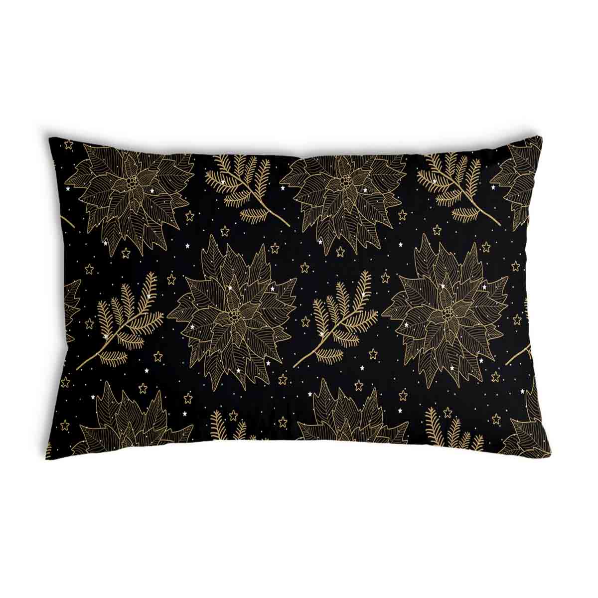 Coussin de santé noir Étoile de Noël