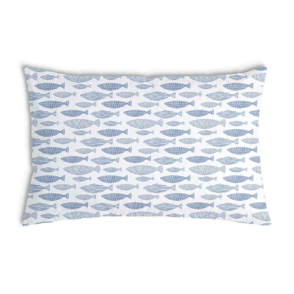 Coussin de santé poissons bleus