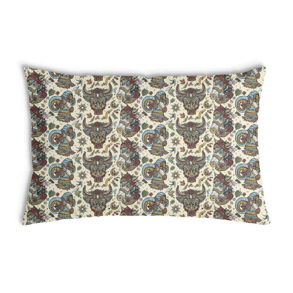 Coussin de santé têtes d'animaux colorées