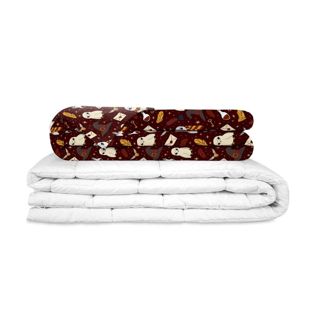 Couverture thérapeutique originale - Magie Hedwig Couverture pondérée avec housse en coton pour enfants & adultes