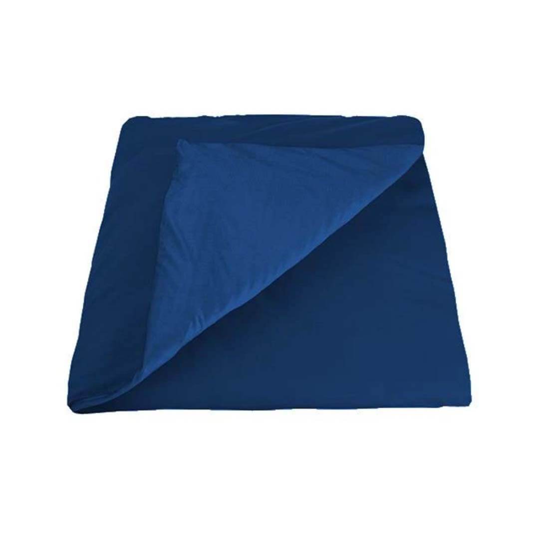 Couverture thérapeutique originale - Housse en coton bleu