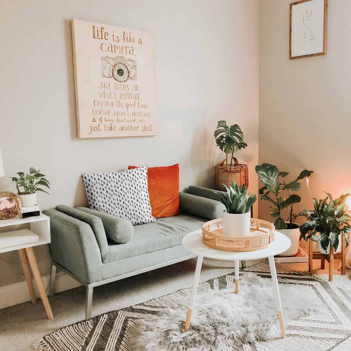 Coussin de santé blanc avec des taches grises