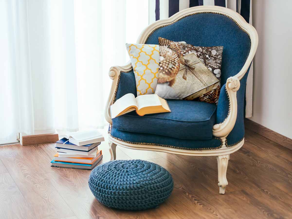 Coussin de santé avec cadeau doré