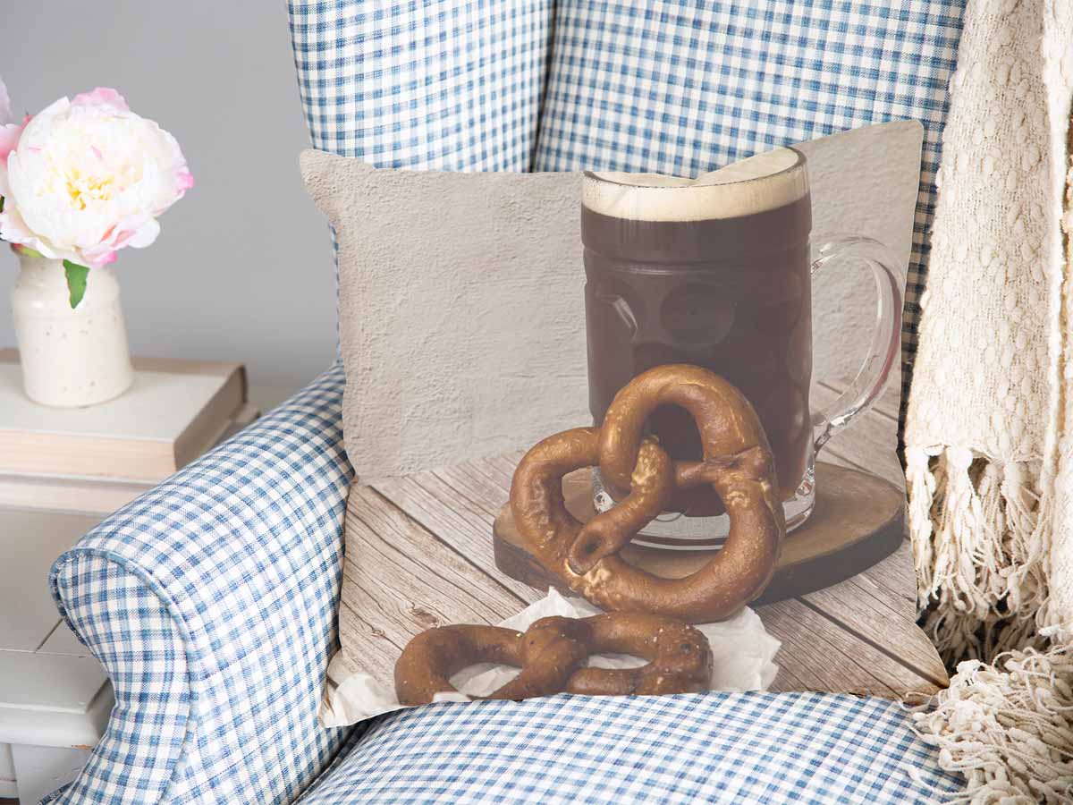 Coussin de santé avec bretzels