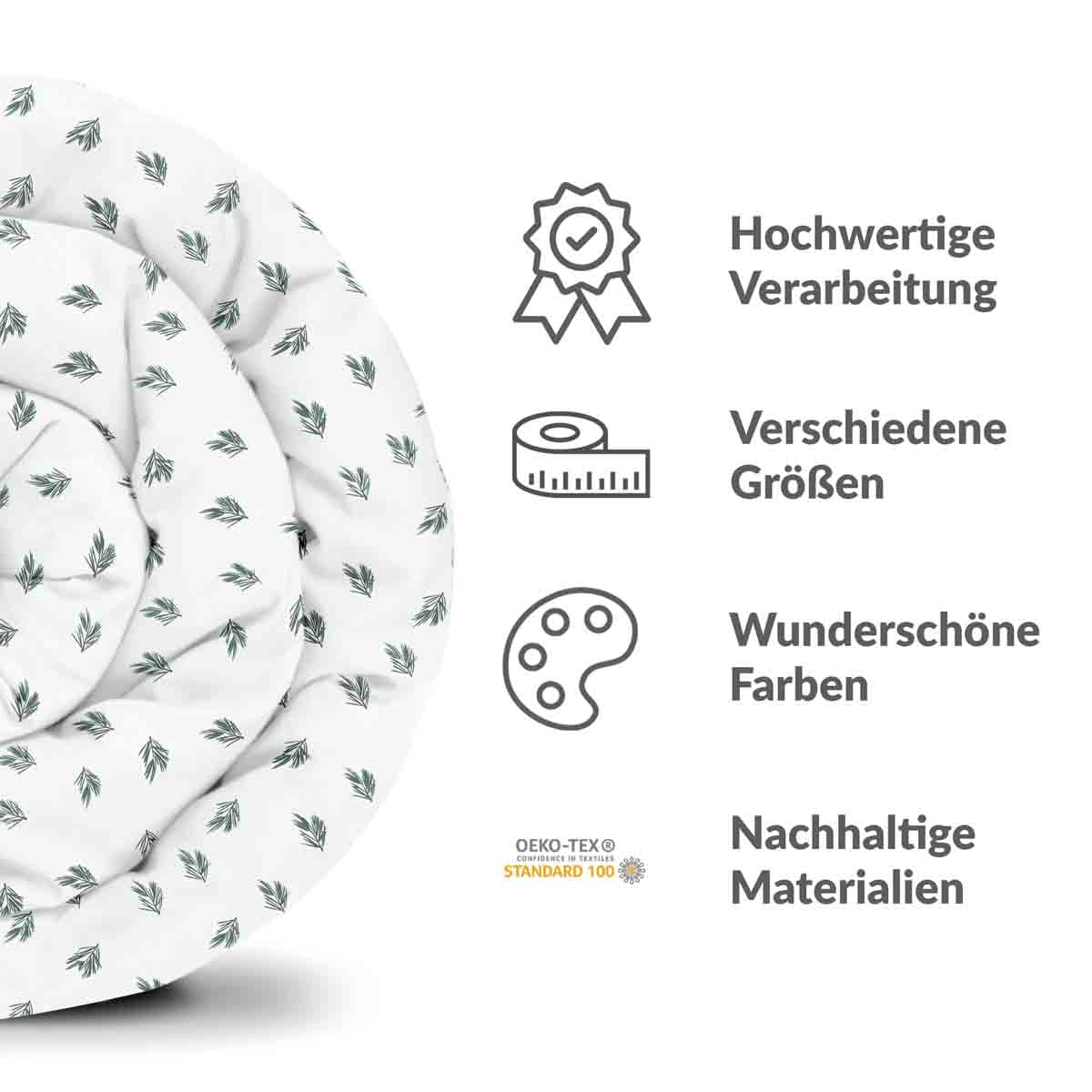 Original Therapiedecke - Ensemble de literie en coton Branches de gui