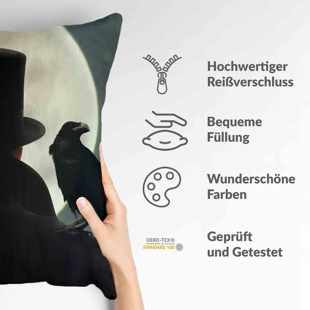 Coussin de santé homme au clair de lune