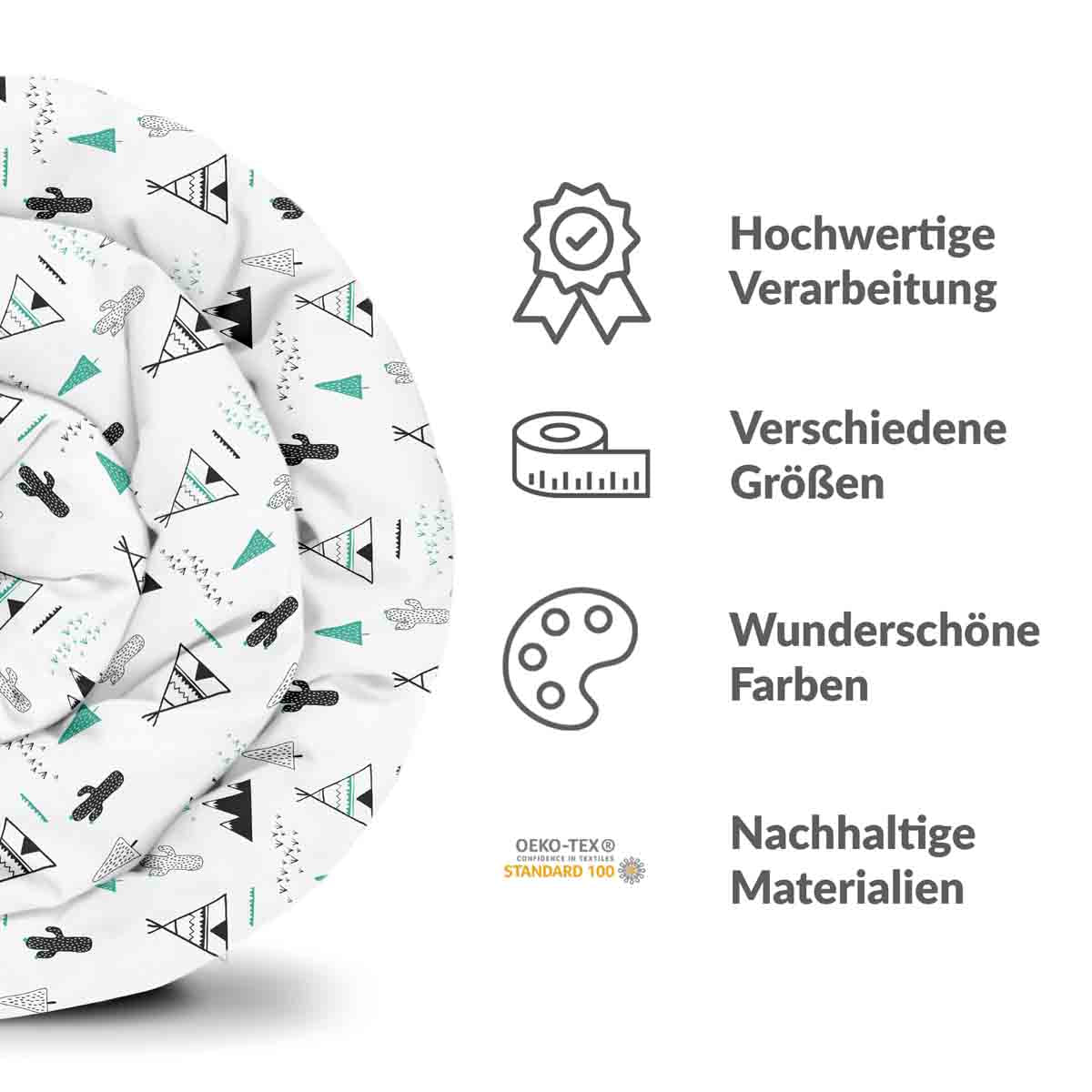 Ensemble de literie avec couverture thérapeutique blanc indien