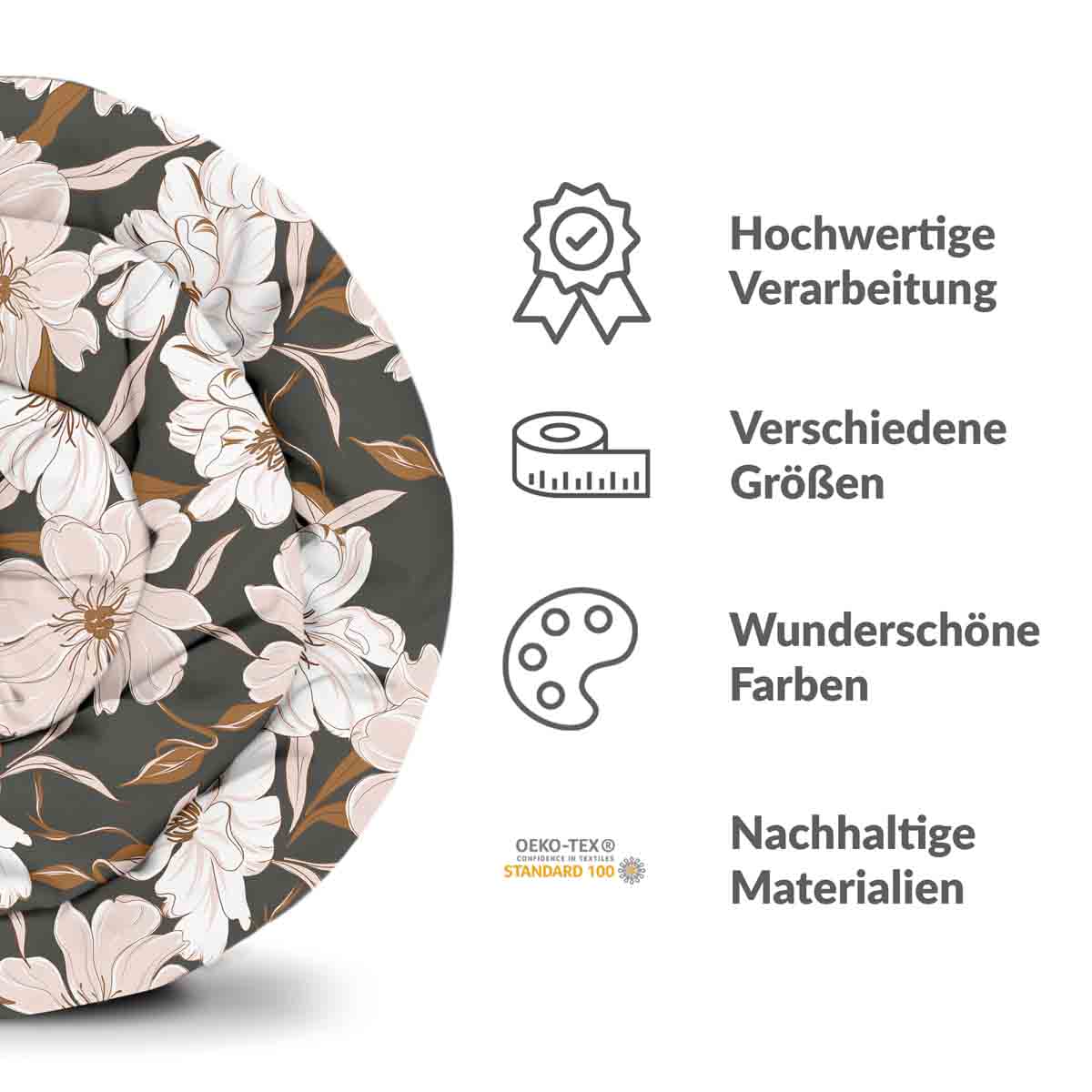 Original Therapiedecke - Ensemble de literie en coton avec fleurs d'Aster rose