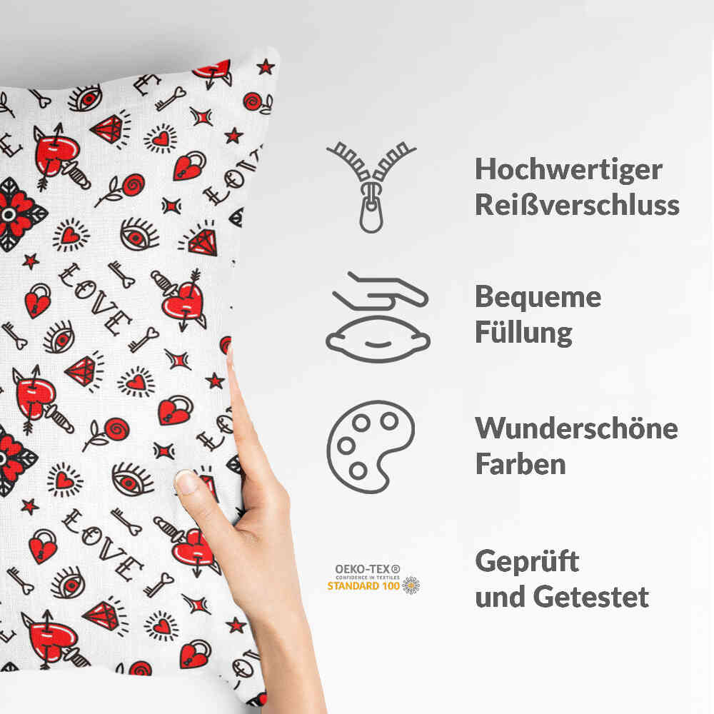 Coussin de santé amour mélangé