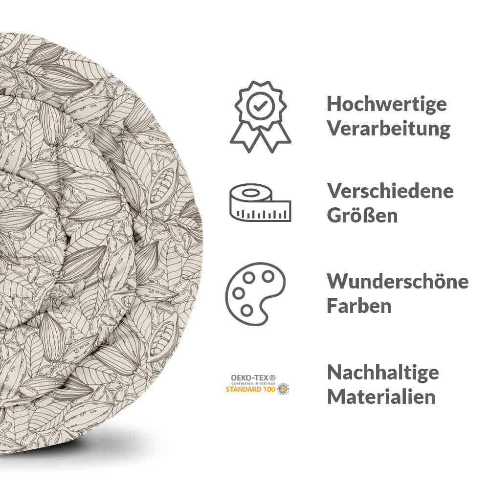 Original Therapiedecke - Ensemble de literie en coton cacaoyer