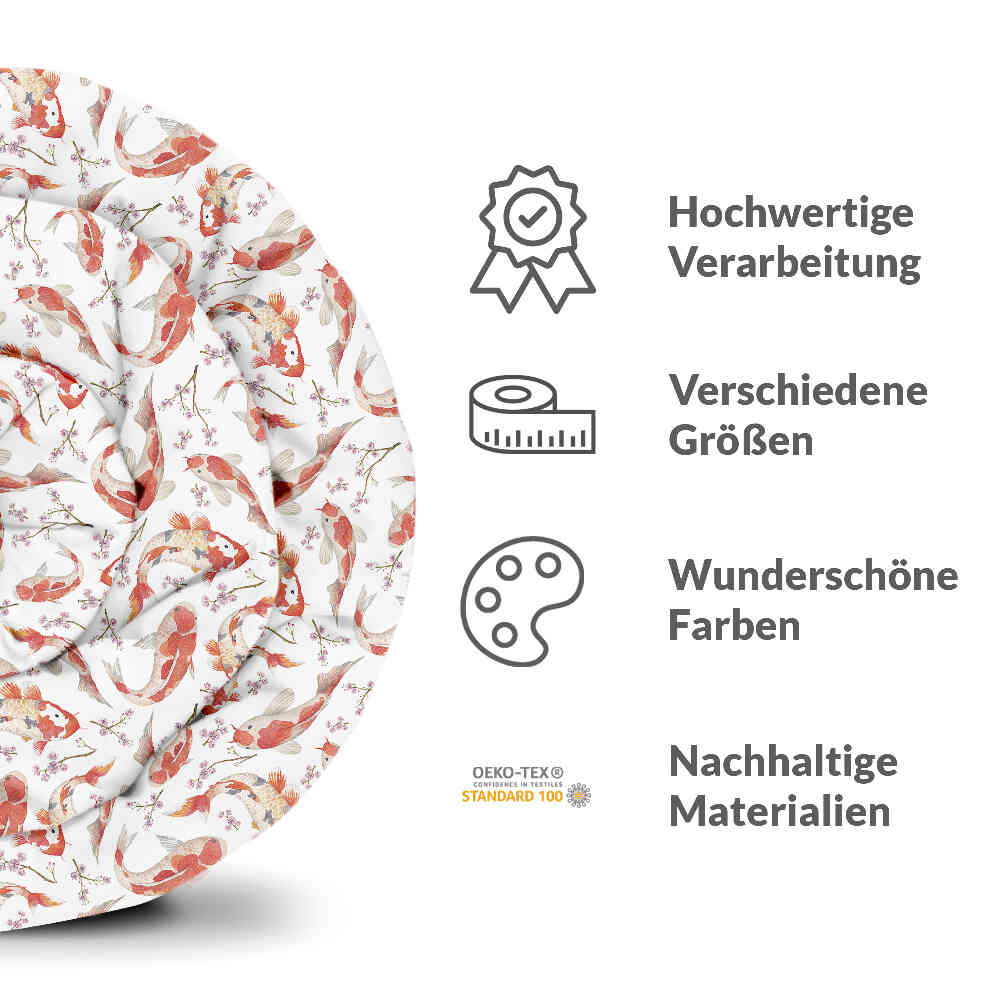Original Therapiedecke - Ensemble de literie en coton Carpe orange