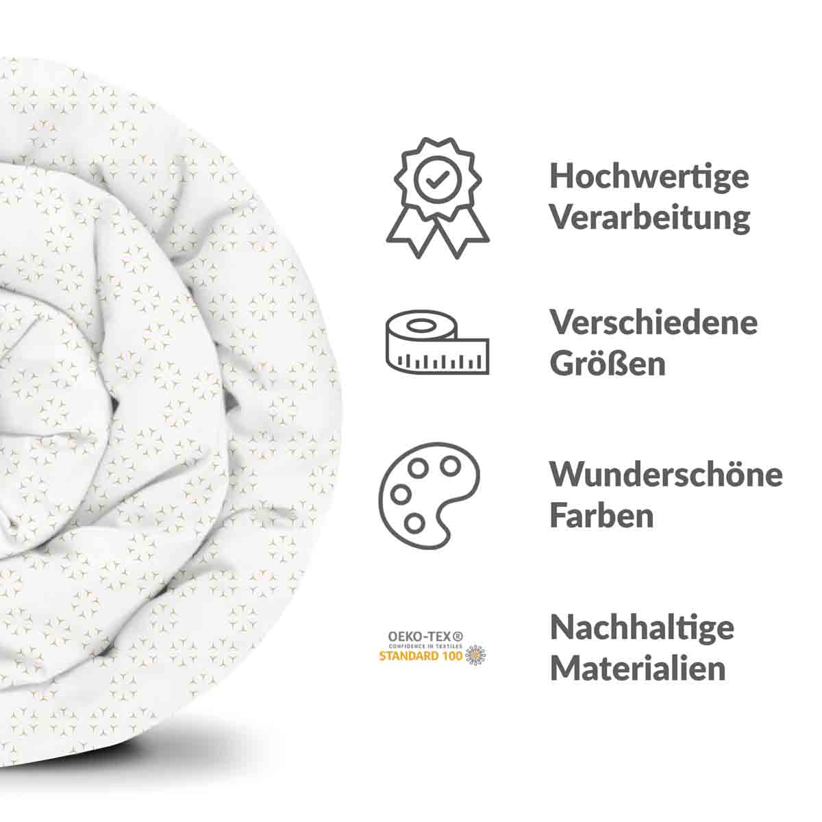 Original Therapiedecke - Ensemble de literie en coton Pissenlits abstraits