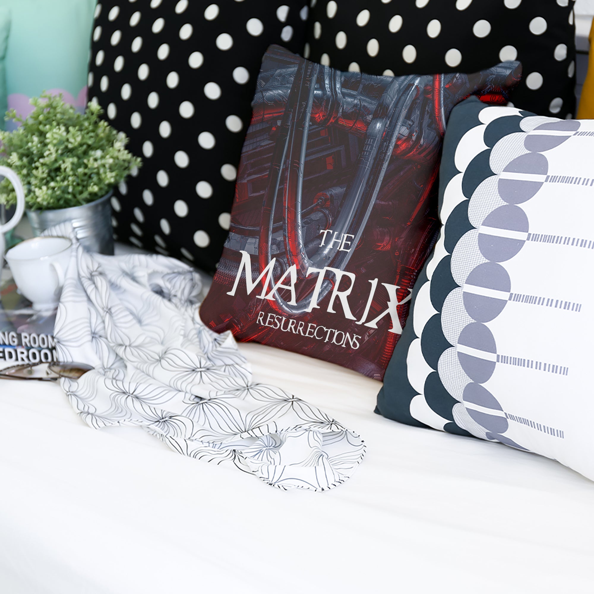 Coussin de santé rouge The Matrix