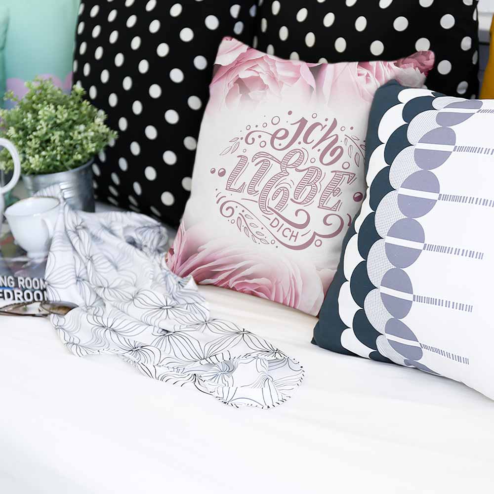 Coussin de santé rose je t'aime