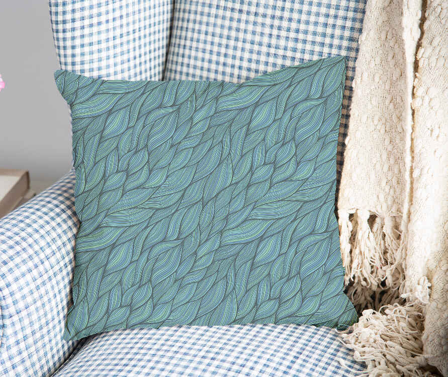 Coussin de santé tressé vert