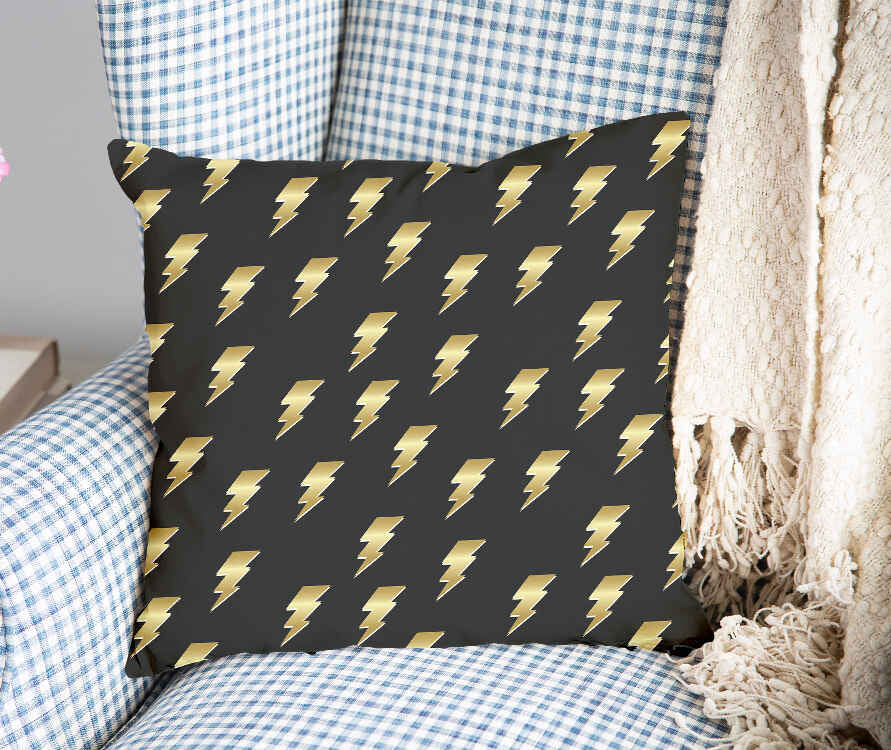 Coussin de santé noir avec Harry Blitz