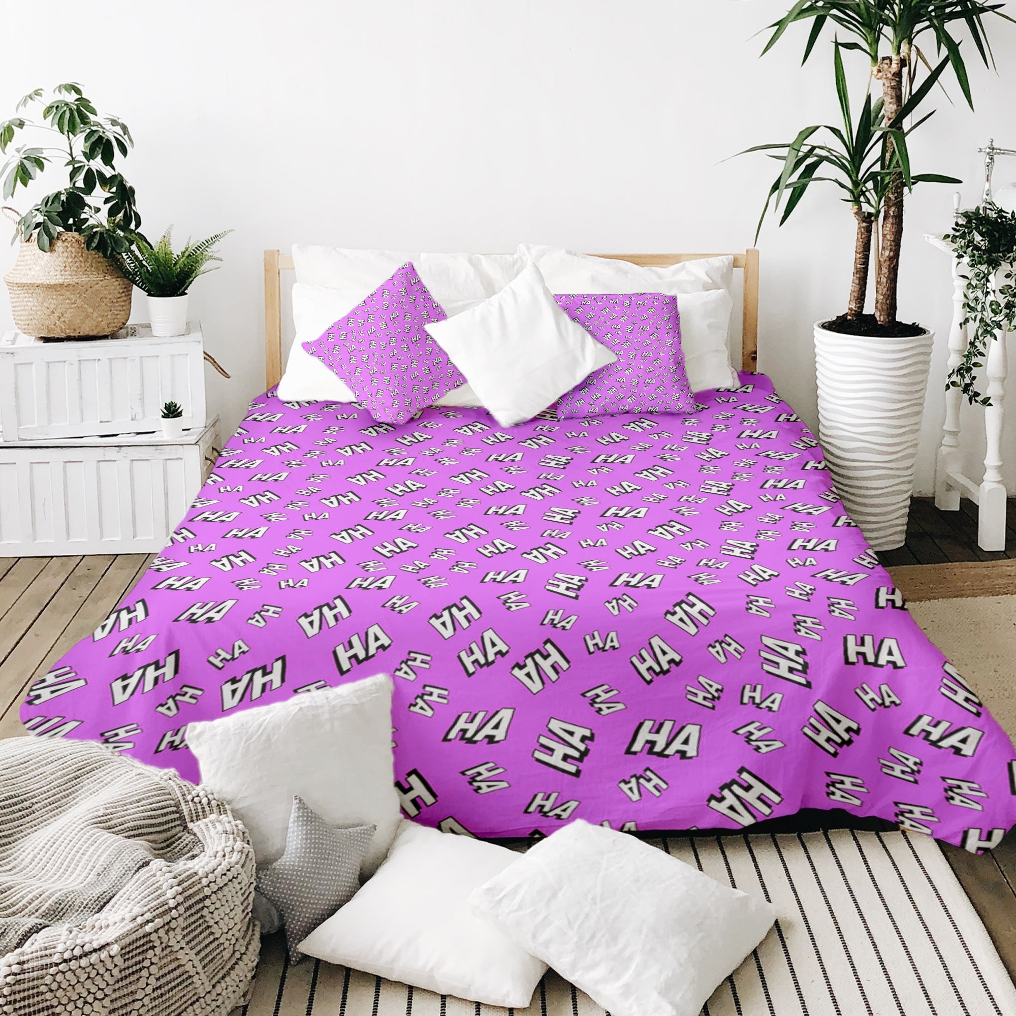 Couverture thérapeutique originale - Housse en coton Ha Ha Ha
