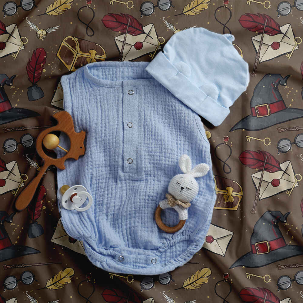 Original Therapiedecke - Ensemble de literie en coton chapeau parlant