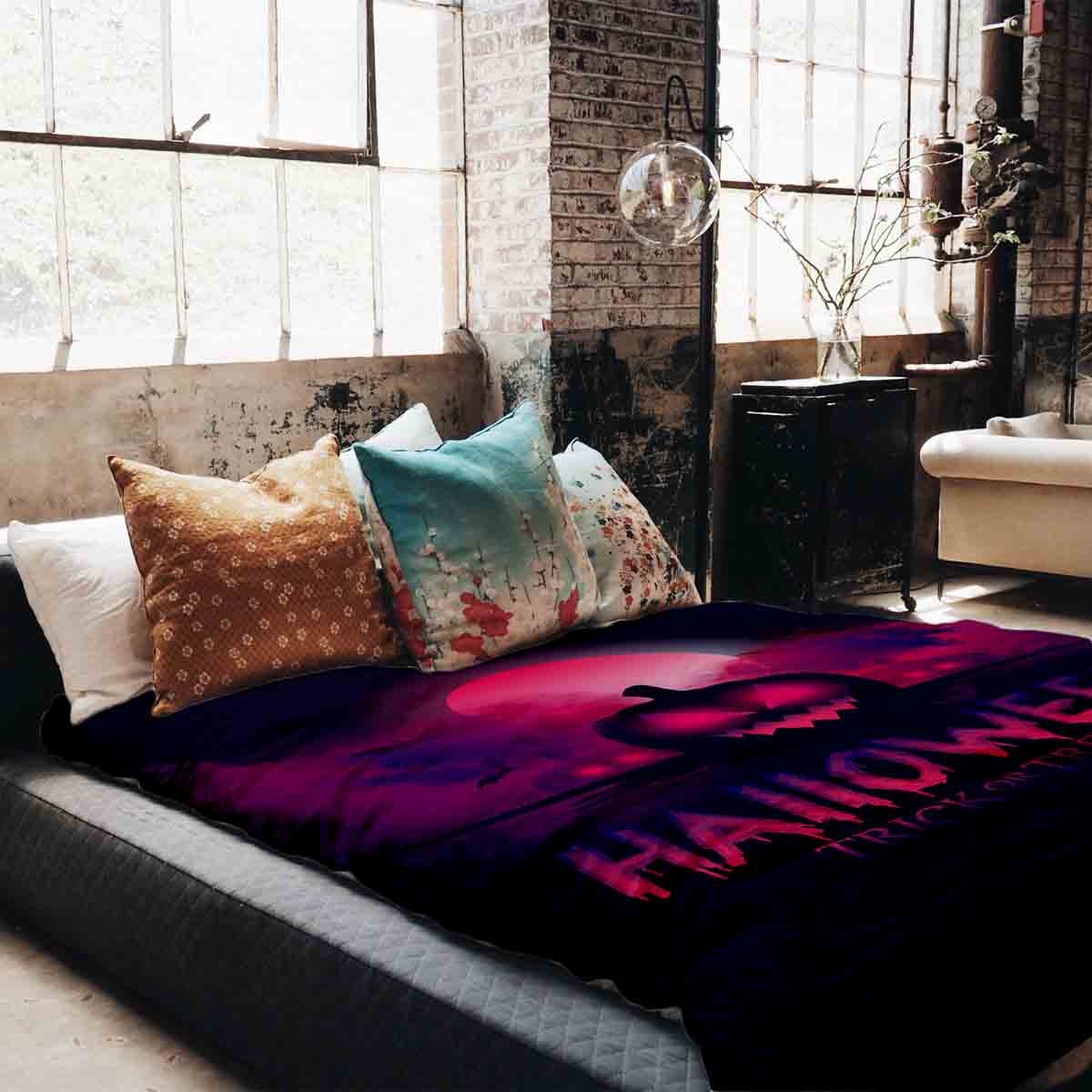 Couverture thérapeutique originale - Housse en coton Trick or Treat