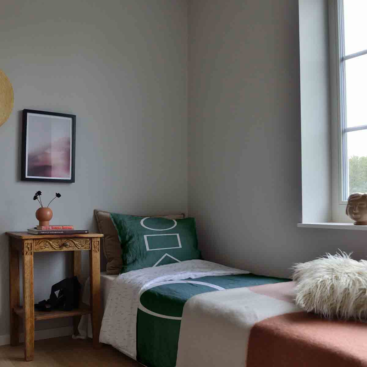 Original Therapiedecke - Ensemble de literie en coton Formes Dalgona