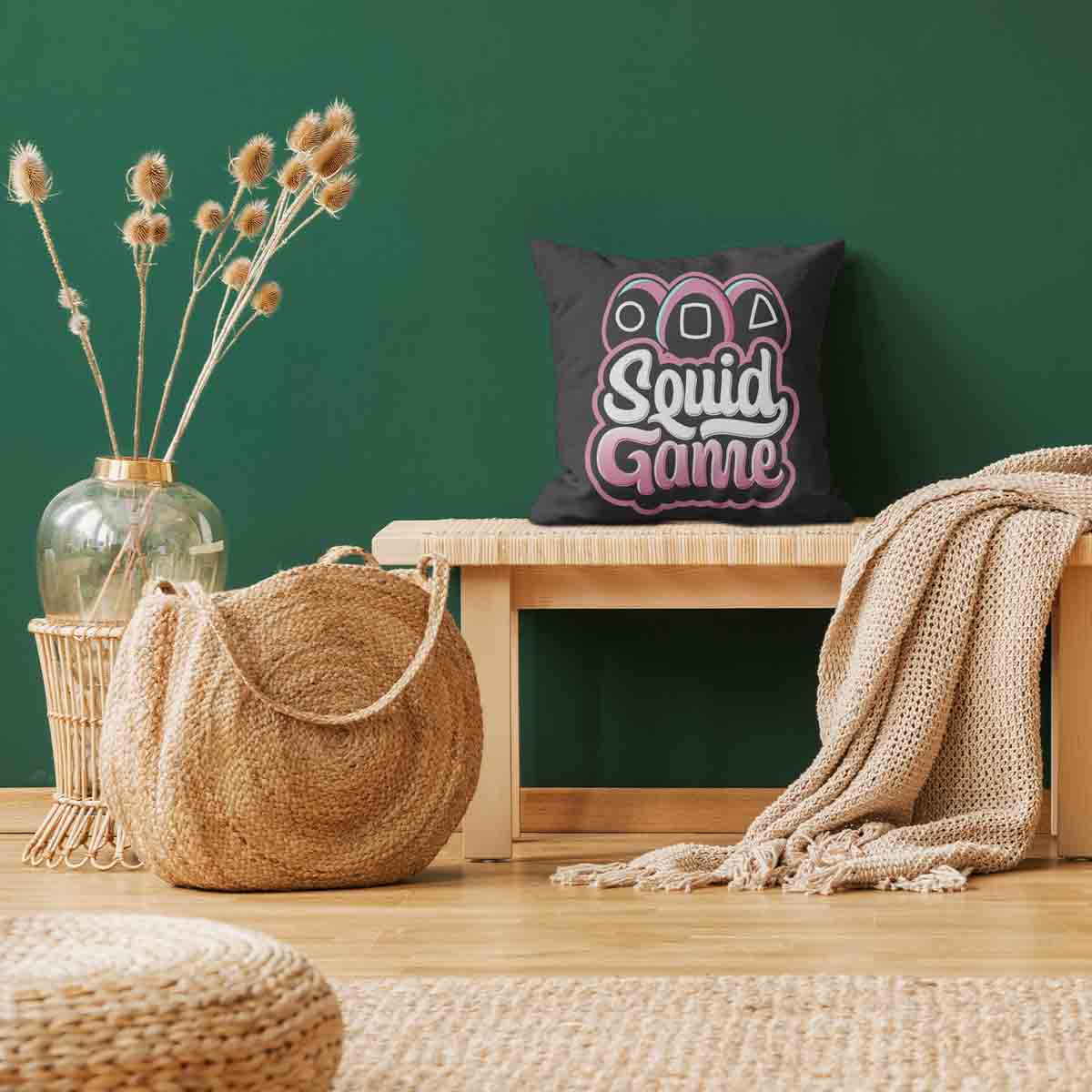 Coussin de santé Noir Squid